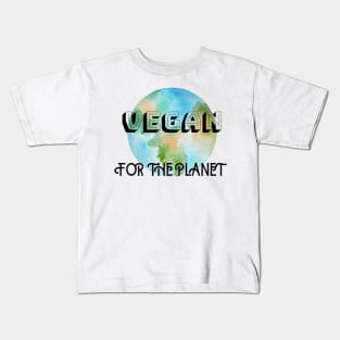 Vegan - For The Planet Kids T-Shirt